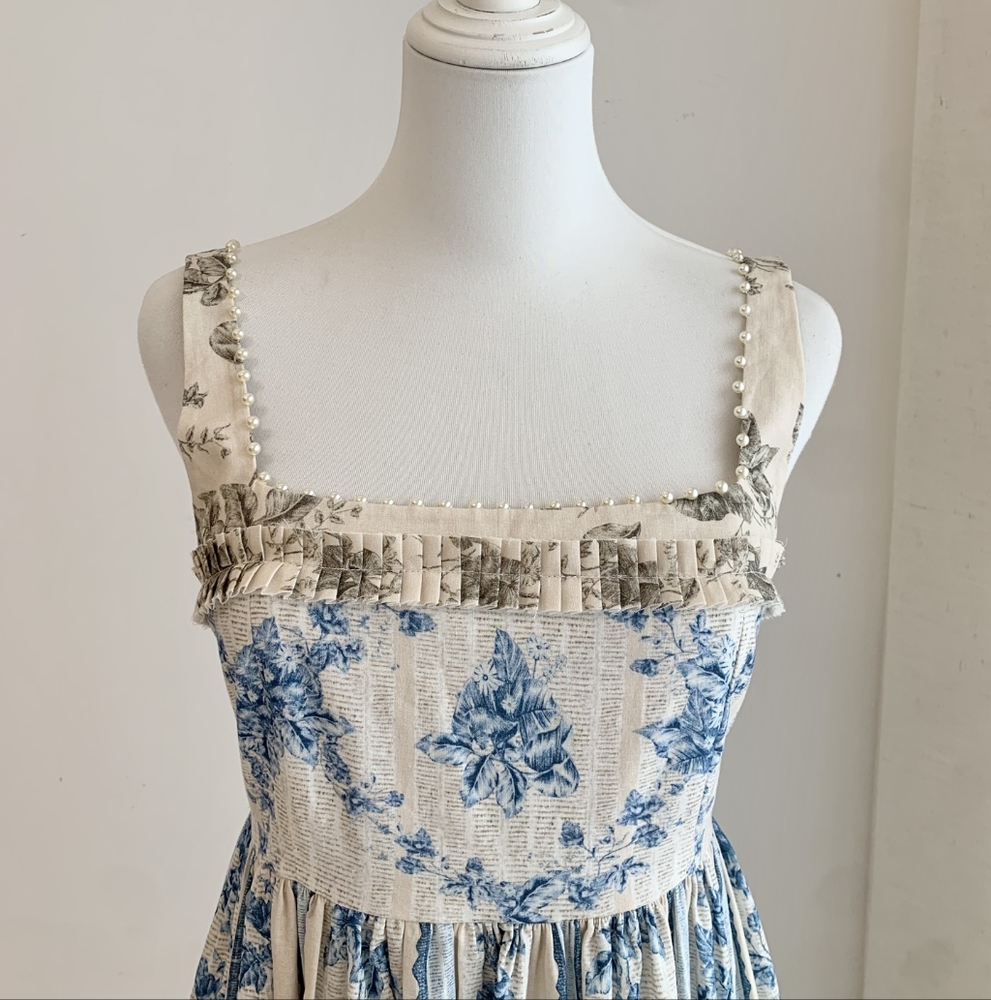 Agua By Agua Bendita Barbara Midi Dress in Bougainvillea - Picture 8 of 14
